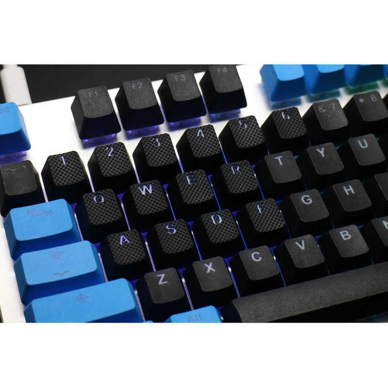 ゲーミング ラバーキーキャップ バックライト透過 ブラック 8