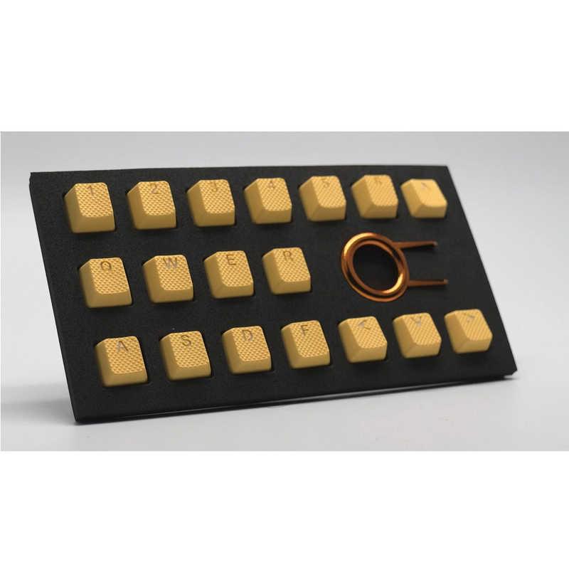 TaiHao ゲーミングキーキャップ thrubberkeycapsneonorange18 ネオンオレンジ