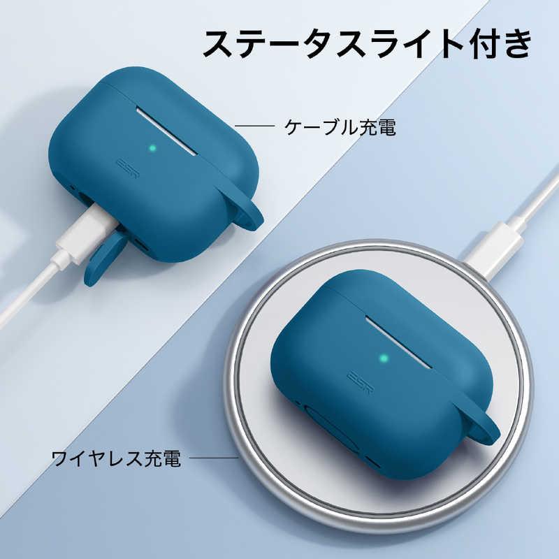 ESR　AirPods Pro 第2/1世代(2022/2019)対応耐衝撃シリコンケース ブルー　BOUNCECASE｜y-kojima｜05