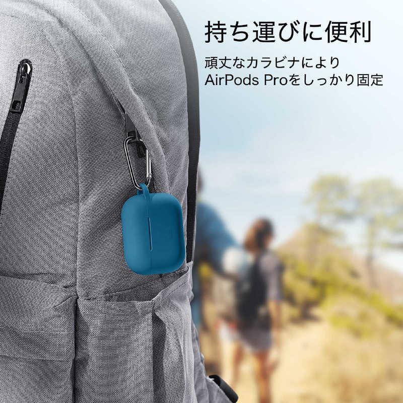 ESR　AirPods Pro 第2/1世代(2022/2019)対応耐衝撃シリコンケース ブルー　BOUNCECASE｜y-kojima｜06