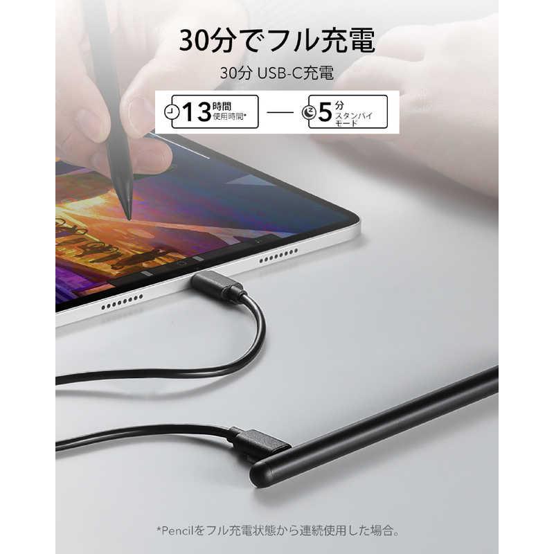 ESR 〔タッチペン：iPad用/USB-C充電式〕 Digital Pencil ブラック