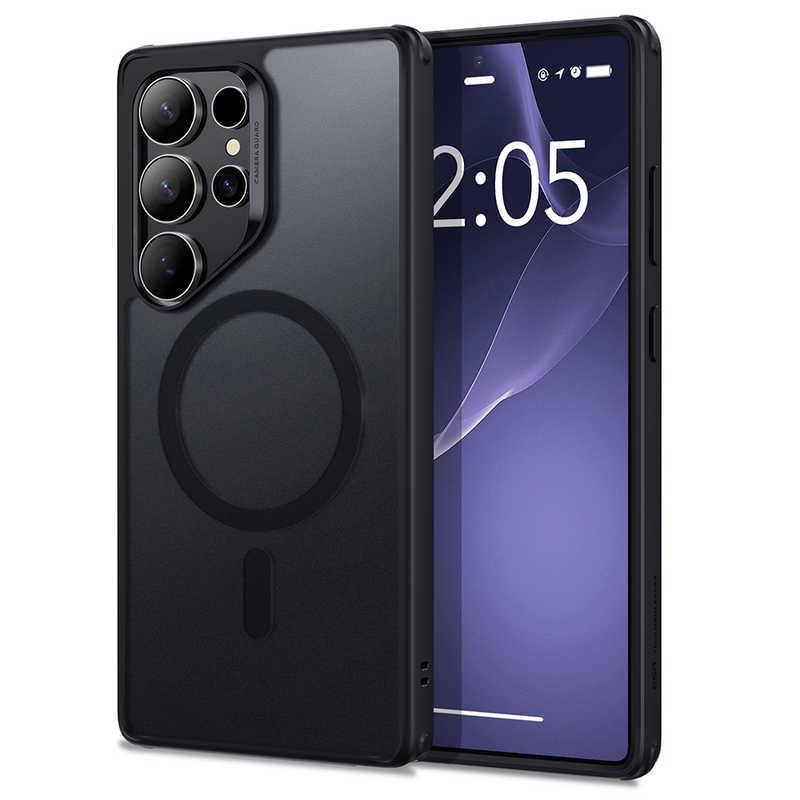 ESR Galaxy S25 Ultra MagSafe対応ハイブリッドケース Frosted Black