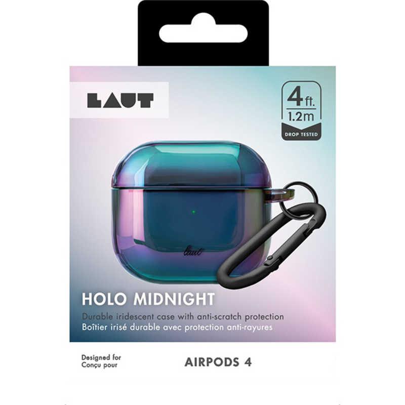 LAUT AIRPODS 4 HOLO MIDNIGHT ミッドナイト L_AP5_HO_BK LAUT AIRPODS 4 HOLO MIDNIGHT ミッドナイト L_AP5_HO_BK