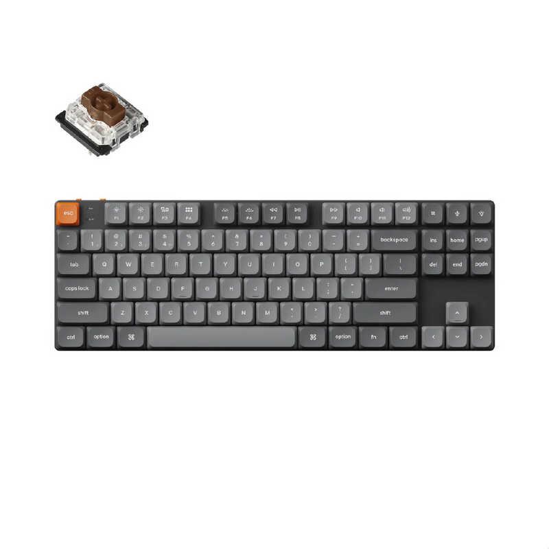 Keychron キークロン K1 Max 茶軸 RGB ホットスワップ 新同品