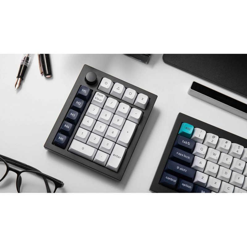 キークロン　テンキー Q0 Max(赤軸) ［有線・ワイヤレス /Bluetooth・USB-A＋USB-C］ カーボンブラック　Q0MM1の画像