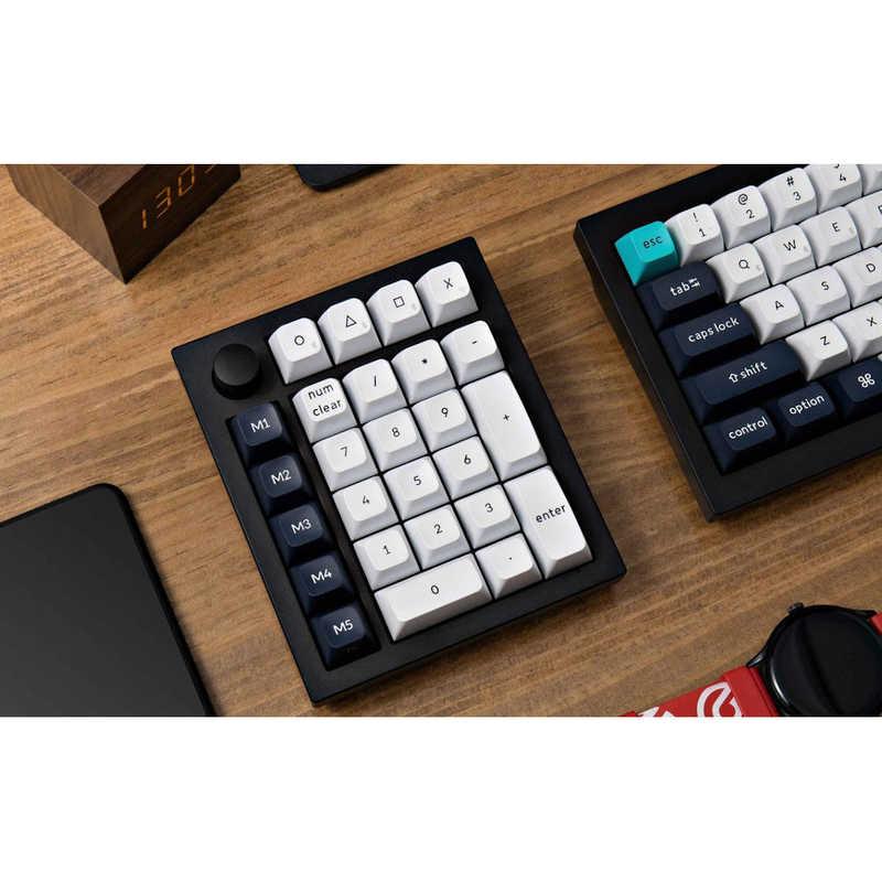Keychron Q0 Max ワイヤレスメカニカルテンキー バナナ軸 キークロン テンキー Q0 Max RGB ライト(バナナ軸ホットスワップ