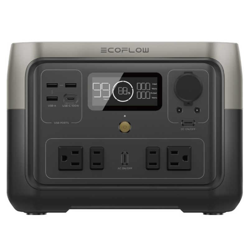 ECOFLOW エコフロー EcoFlow RIVER 2 Max [512Wh /6出力 /ソーラー