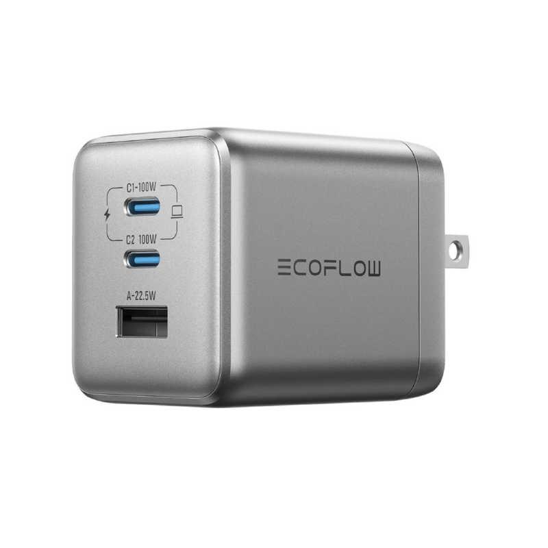 エコフロー PD対応充電器 RAPID Pro 100W GaN急速充電器(3ボート) WEB