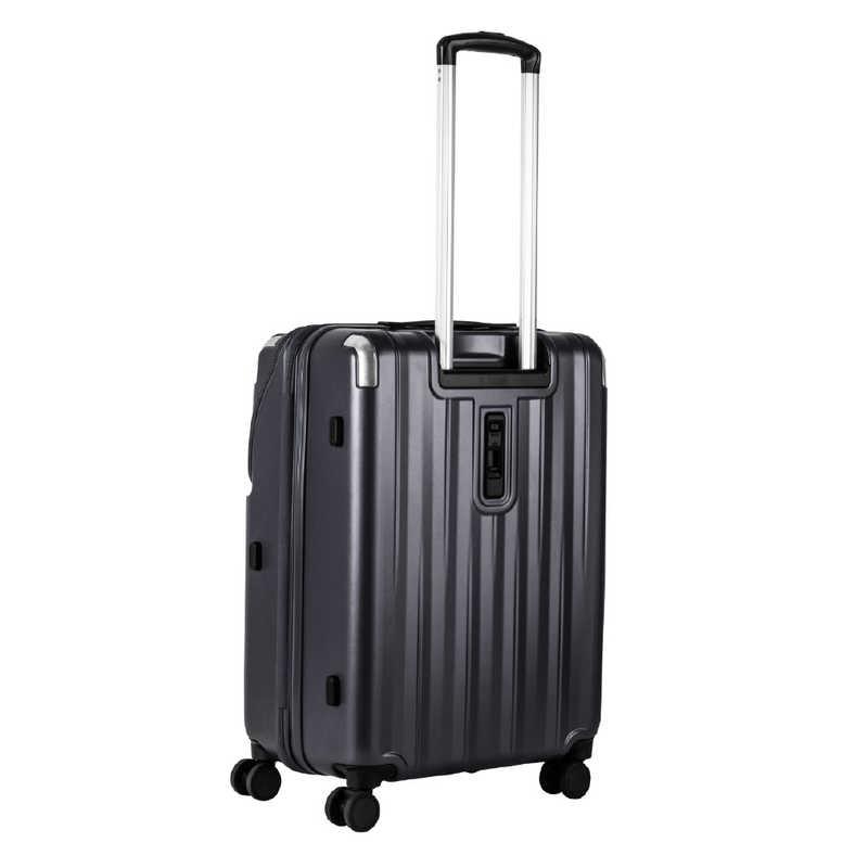 トラベリスト TRAVELIST スーツケース レスト Mサイズ 拡張機能付き トップオープン 宿泊目安：5泊〜1週間 [TSAロック搭載 / 60L] マットブラック 76-25081の画像