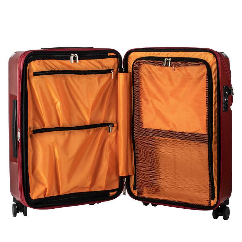 トラベリスト TRAVELIST スーツケース レスト Mサイズ 拡張機能付き トップオープン 宿泊目安：5泊〜1週間 [TSAロック搭載 / 60L] マットブラック 76-25081の画像