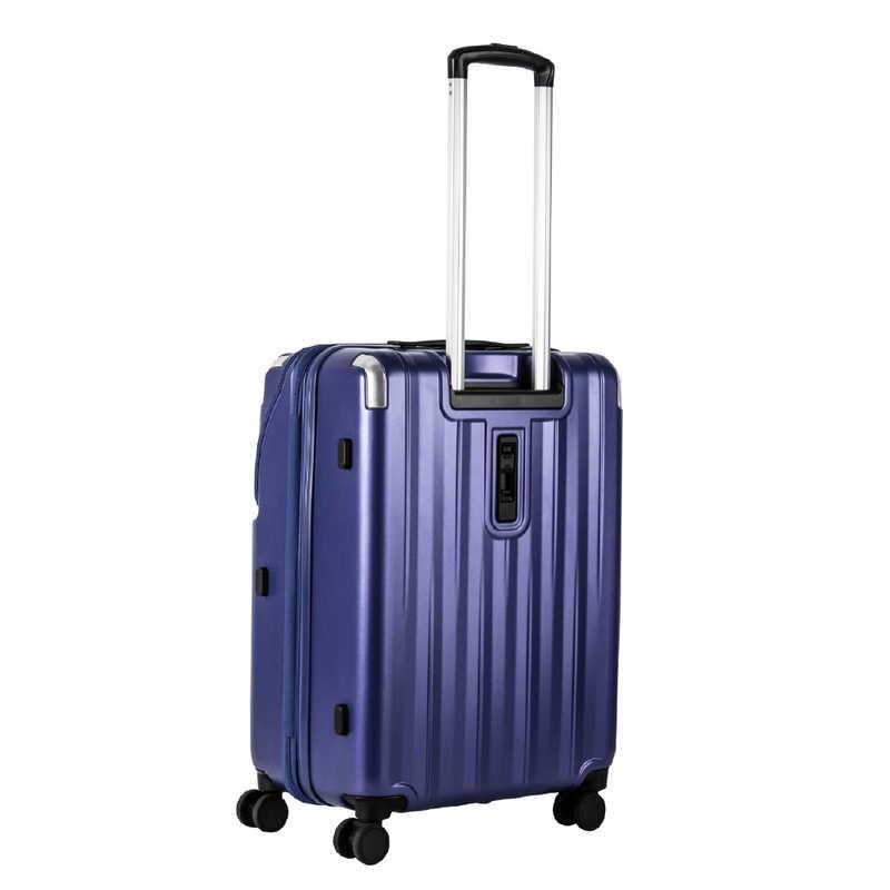 トラベリスト TRAVELIST スーツケース レスト Mサイズ 拡張機能付き トップオープン 宿泊目安：5泊〜1週間 [TSAロック搭載 / 60L] マットネイビー 76-25082の画像