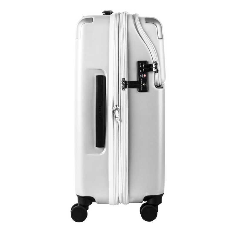 トラベリスト TRAVELIST スーツケース レスト Mサイズ 拡張機能付き トップオープン 宿泊目安：5泊〜1週間 [TSAロック搭載 / 60L] マットホワイト 76-25089の画像