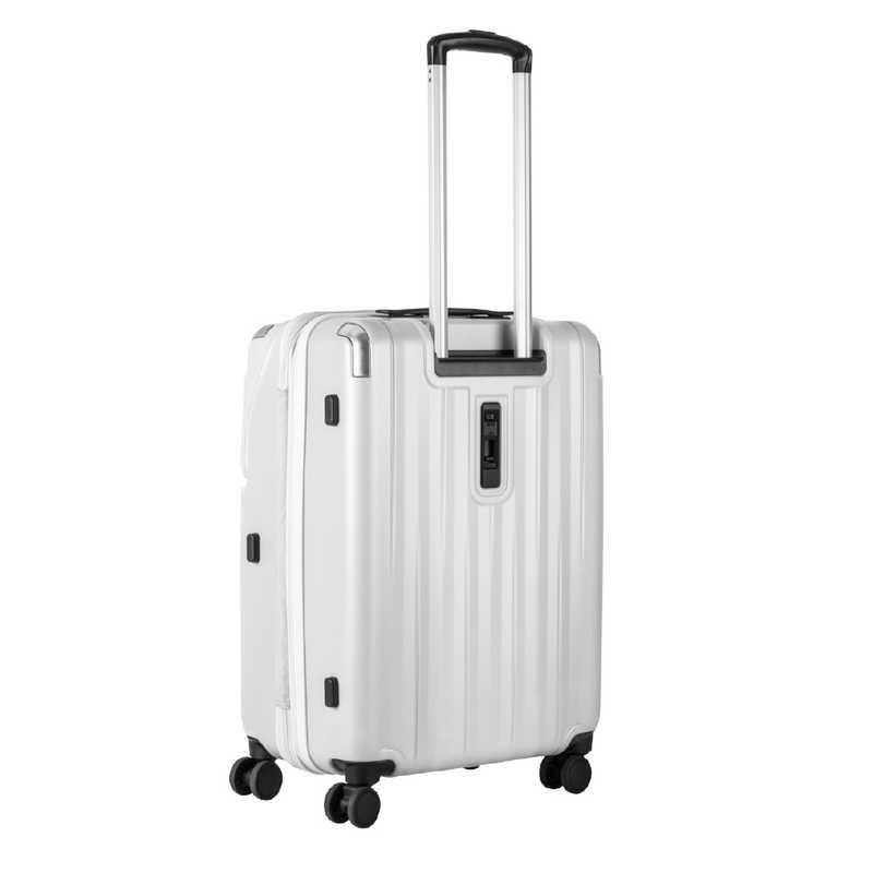 トラベリスト TRAVELIST スーツケース レスト Mサイズ 拡張機能付き トップオープン 宿泊目安：5泊〜1週間 [TSAロック搭載 / 60L] マットホワイト 76-25089の画像