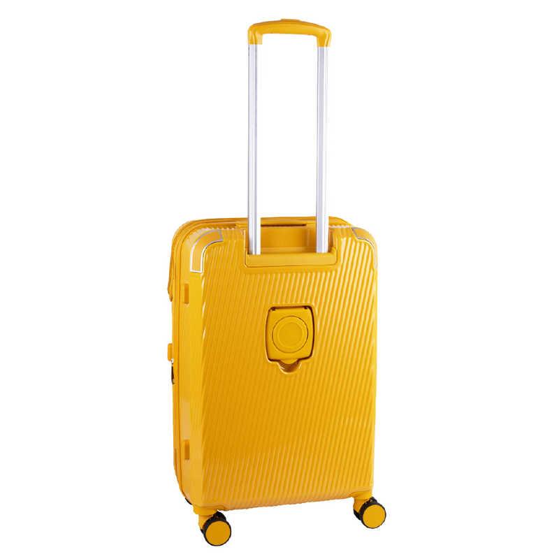 　TRAVELIST スーツケース アクセル Mサイズ トップオープン ストッパー 拡張機能付き 宿泊目安：5泊〜1週間 [TSAロック搭載 / 51L] イエロー　76-25205_2