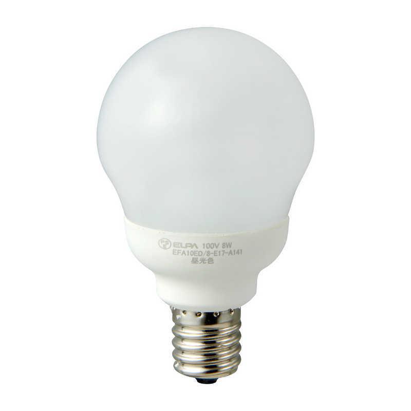 ELPA（エルパ） 電球型蛍光灯 ミニクリタイプ EFA10EL/8-E17-A142 [E17