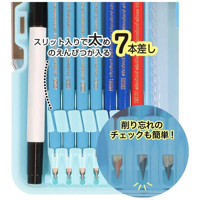 クツワ（KUTSUWA） ピッタントン クリア筆入 ネイビー CH211NB