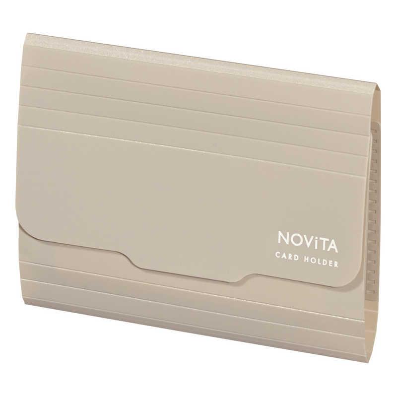 コクヨ カードホルダー＜ノビータ＞6P サンドベージュ メイNV952LS