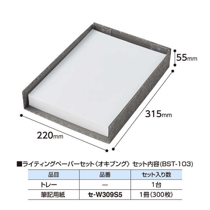 コクヨ ライティングペーパーセット OKIBUNGU(オキブング) BST103の画像