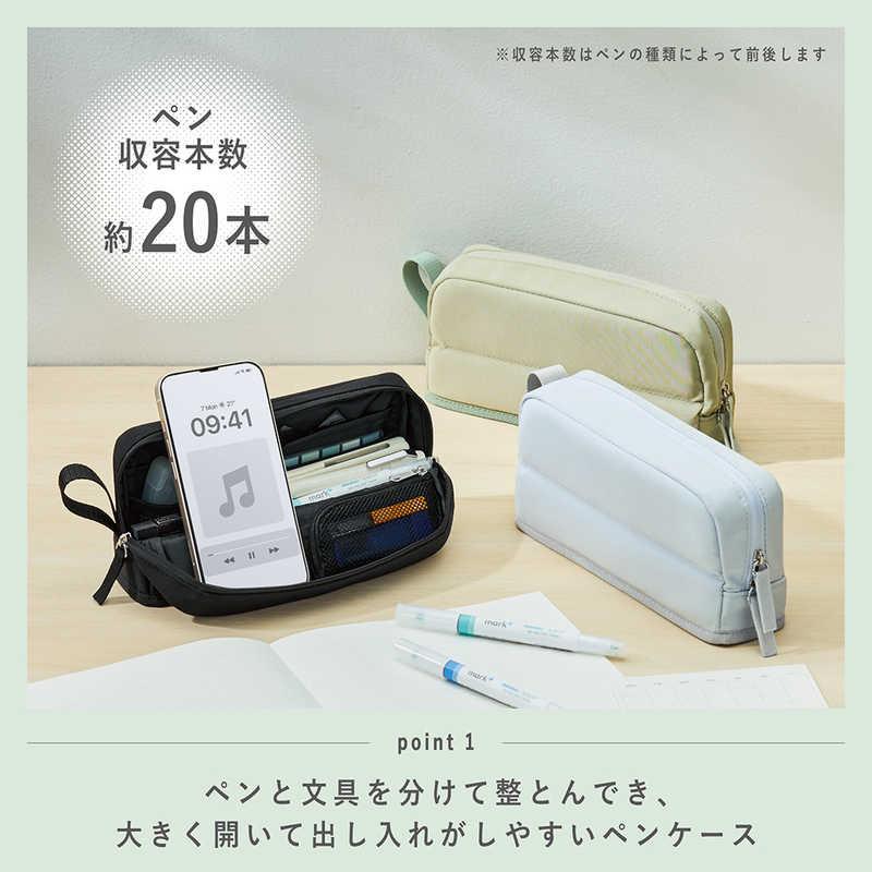 コマツ HB205-2 コベルコペンケース コクヨ ツールペンケース カバコ (ハーフポケット) ブラック FVBF262D