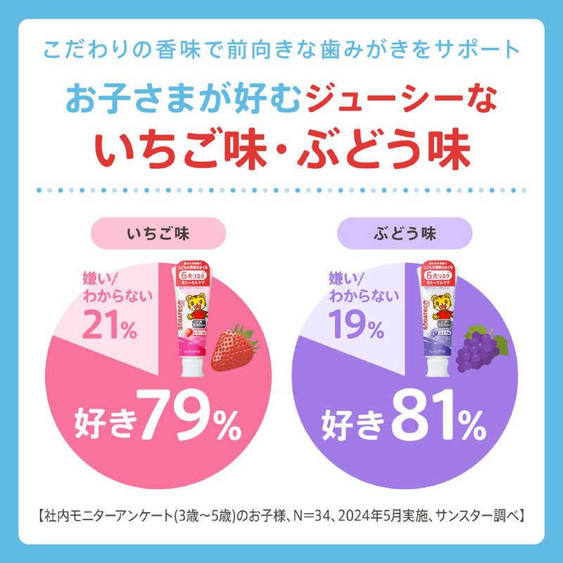 サンスター ソダテコ(SODATECO)こどもハミガキ いちご 70g : コジマ