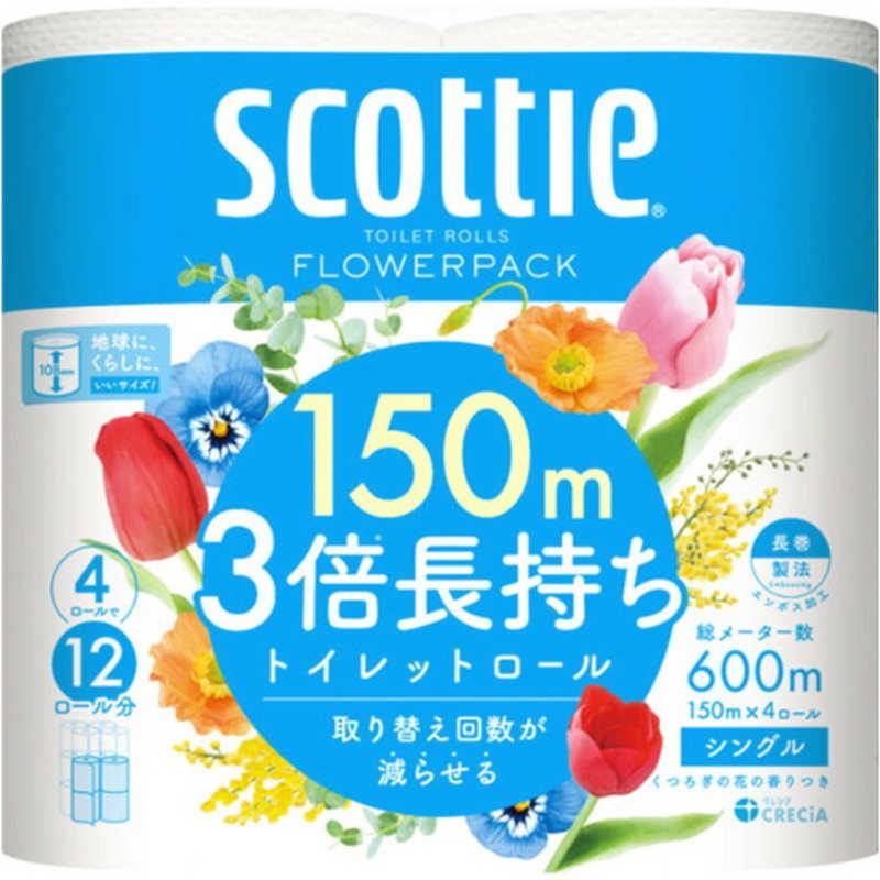 日本製紙クレシア　スコッティフラワーパック3倍 スコッティ　（Yahoo!・コジマYahoo!店）