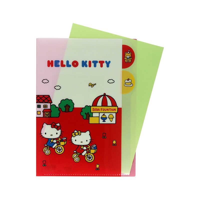 サンスター文具 (限定)ダイカットクリアファイル5P ハローキティ