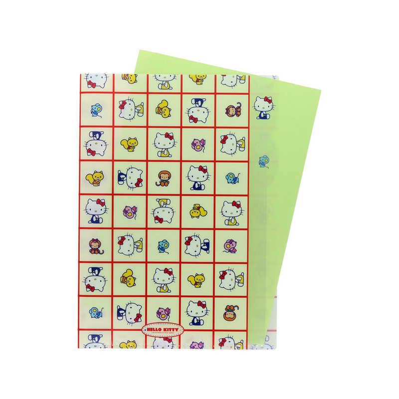 サンスター文具 (限定)ダイカットクリアファイル5P レトロ SC4 ハロー
