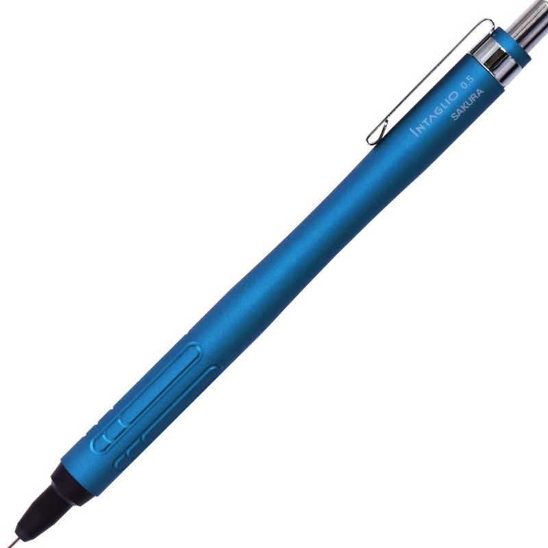 サクラクレパス インタリオ シャープペンシル 0.5mm (フック) ブルー