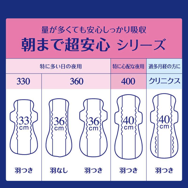 大王製紙 エリス 朝まで超安心クリニクス 量が心配な人用 羽つき 10枚