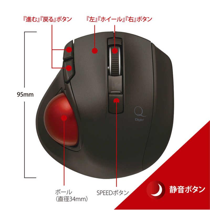 ナカバヤシ マウス トラックボール Digio2 Qシリーズ [レーザー /無線