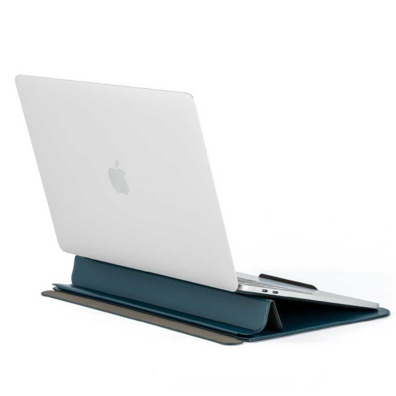 ナカバヤシ　MacBook Air/ MacBook Pro対応 ［〜13.6インチ/ 〜14インチ］ スタンドスリップインケース for MacBook ティールブルー　SZC-MB1403BL｜y-kojima｜07