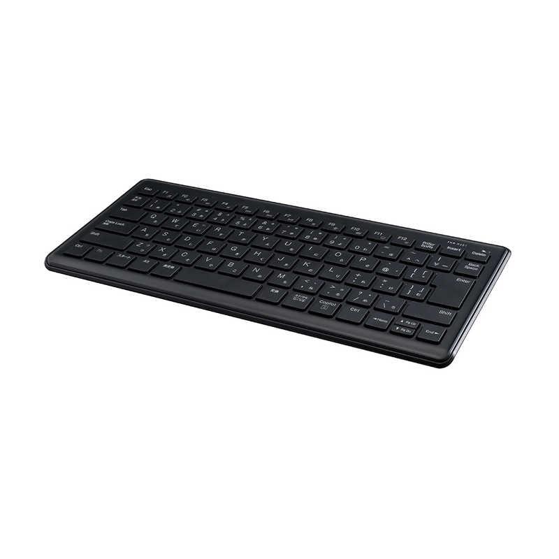 ナカバヤシ 超静音 無線静音ミニキーボード(テンキーなし) FKB-R251BK
