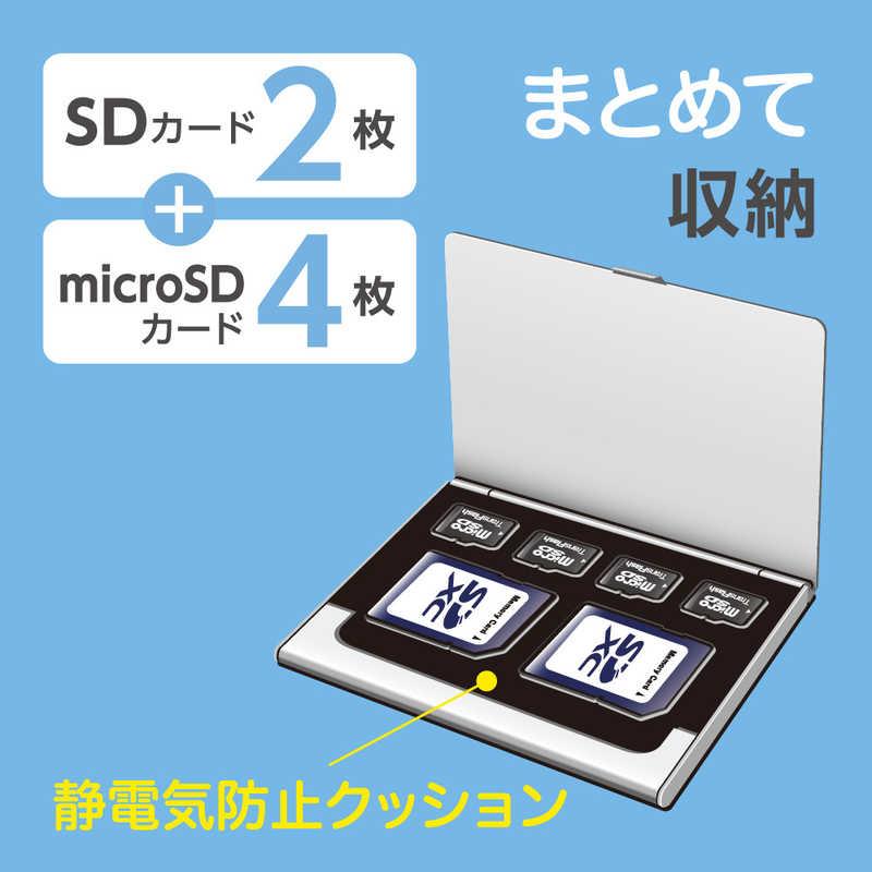 ナカバヤシ　アルミカードケース SD2枚・microSD4枚収納　MCC2202R｜y-kojima｜04