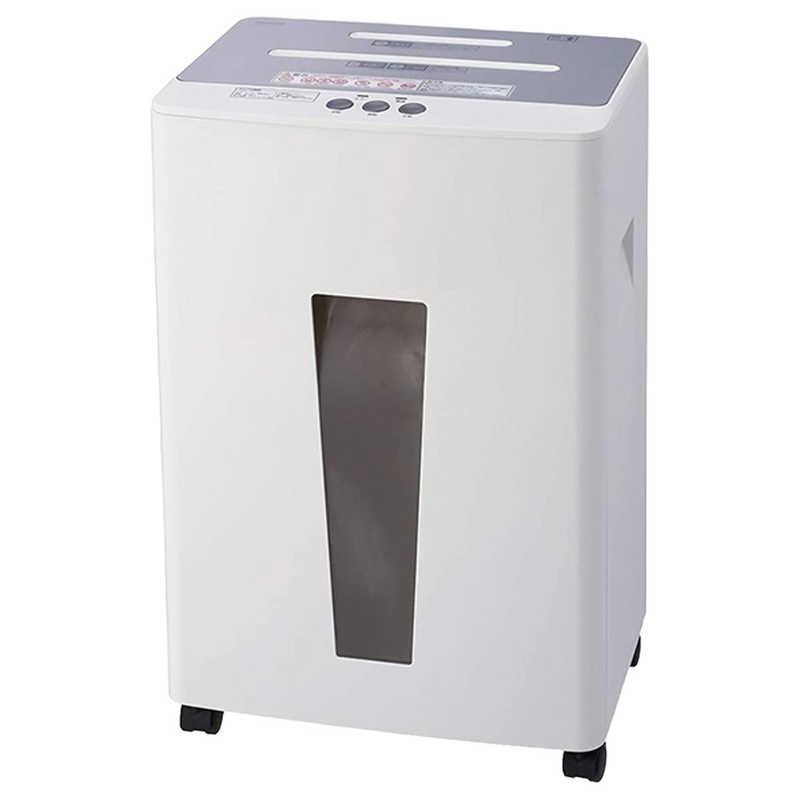 ナカバヤシ　パーソナルシュレッダ ノイズレス クロスカット ホワイト [クロスカット/A4サイズ/CDカット対応]　NSE-NLC01W ナカバヤシ パーソナルシュレッダ ノイズレス クロスカット ホワイト