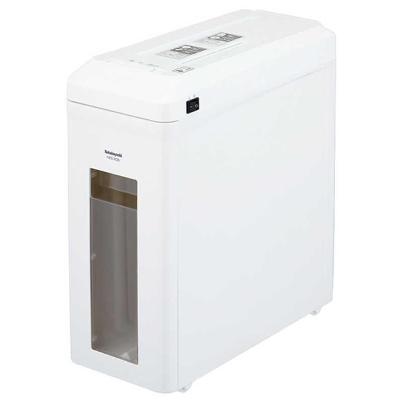 ナカバヤシ パーソナルシュレッダ HES-205W ナカバヤシ パーソナルシュレッダ [クロスカット /A4サイズ /CDカット