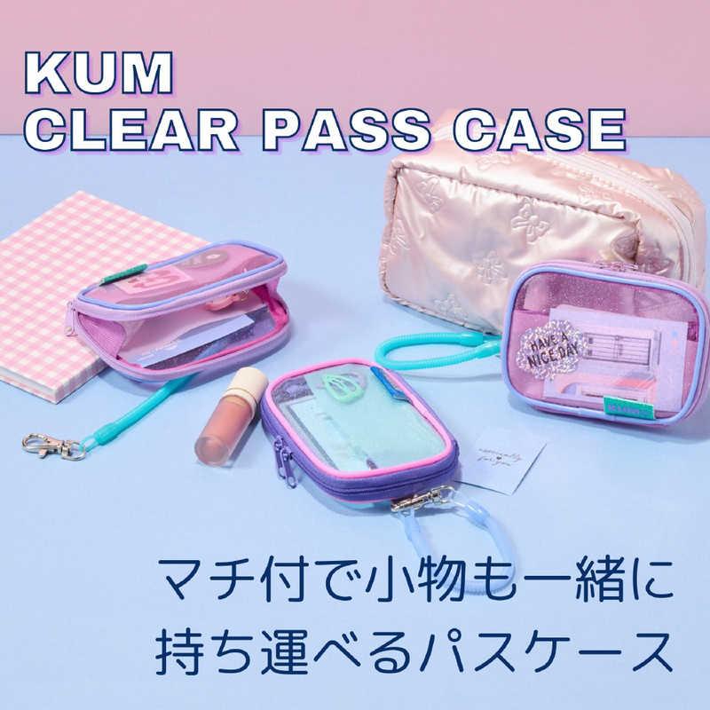 レイメイ KUM クリアパスケース ブルー KM1424A : コジマYahoo!店