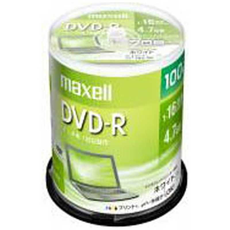 マクセル　1~16倍速対応 データ用DVD-Rメディア (4.7GB・100枚)　DR47PWE.100SP｜y-kojima