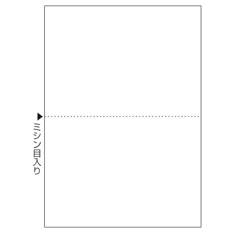ヒサゴ　マルチプリンタ帳票Ａ４白紙２面　BP2002Z