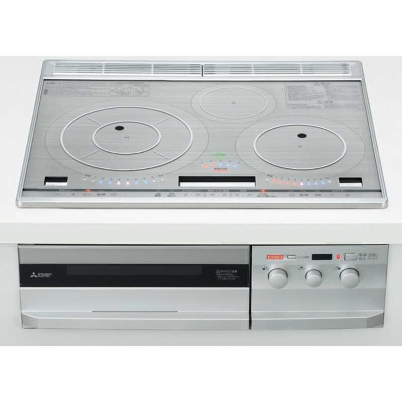 三菱 三菱 MITSUBISHI [60cm幅/IH3口/単相200V 三菱 三菱 MITSUBISHI [60cm幅/IH3口/単相200V