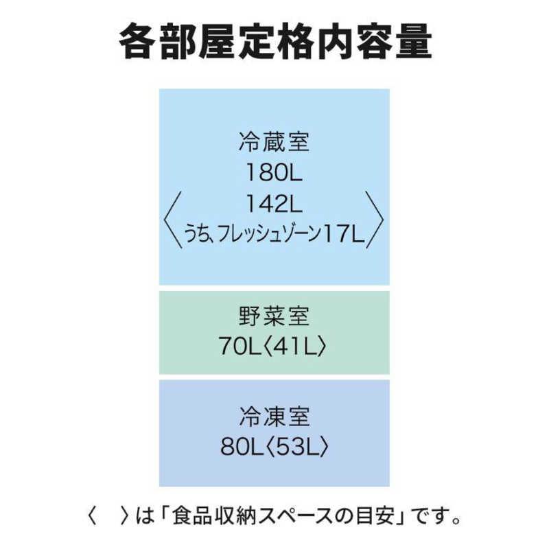 三菱電機 三菱 MITSUBISHI 冷蔵庫 3ドア 330L 右開き CXシリーズ 三菱電機 三菱 MITSUBISHI 冷蔵庫 3ドア 330L 右開き CXシリーズ