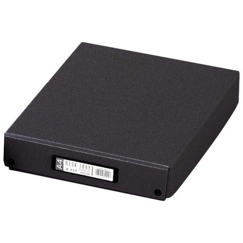 LIHIT LAB.（リヒトラブ） デスクトレ- A4 ブラツク A717クロ : コジマ