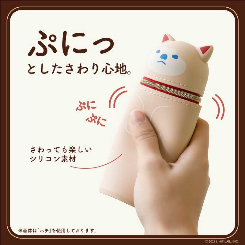 リヒトラブ 喫茶プニラボ スタンドペンケース mini ブチ [52mm×52mm