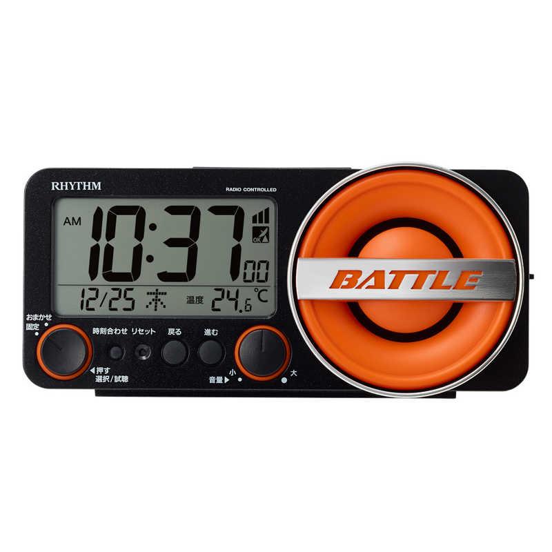 RHYTHM リズム　目覚まし時計 デジタル 電波自動受信機能有 フィットウェーブバトル230　8RZ230SR02（Yahoo!・コジマYahoo!店）