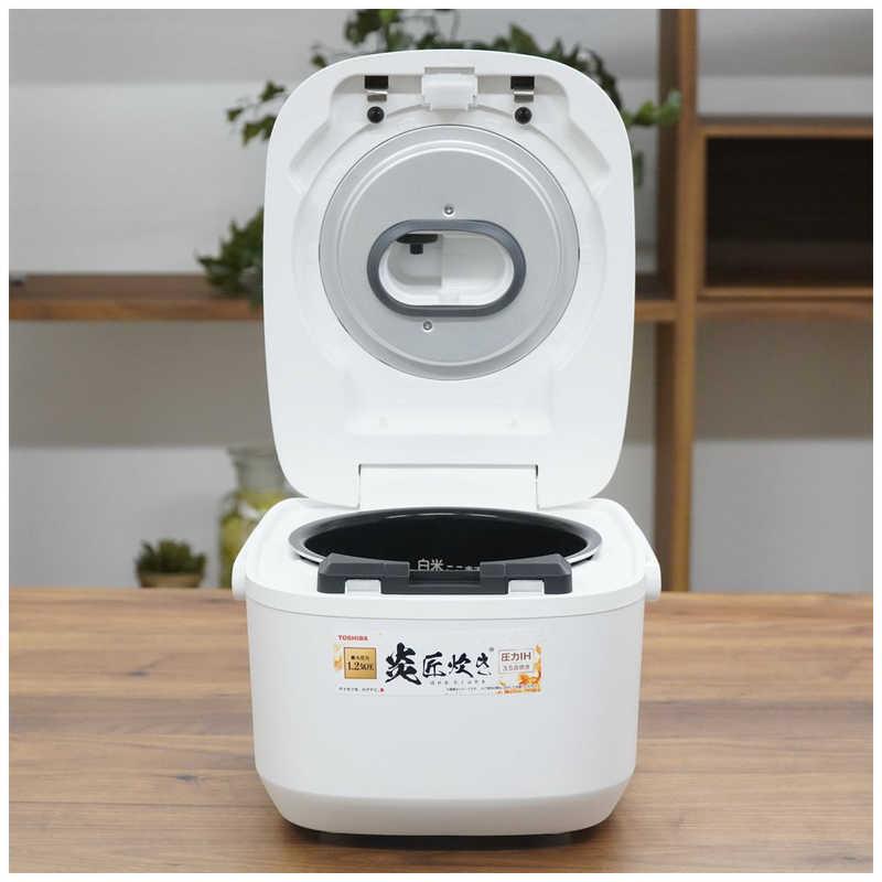 TOSHIBA 東芝 TOSHIBA 炊飯器 3.5合 圧力IH ホワイト RC-6PXV-W TOSHIBA 東芝 TOSHIBA 炊飯器 3.5合 圧力IH ホワイト RC-6PXV-W