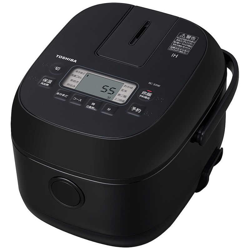 炊飯器 東芝 RC-5XW(K) [ブラック]の商品画像（Yahoo!ショッピング）