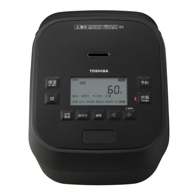 生活家電 東芝 炊飯器 5.5合炊き 真空IH 銅かまど丸釜 グランブラック