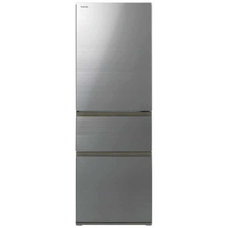 東芝　TOSHIBA　冷蔵庫 3ドア 356L 右開き VEGETA ベジータ SVシリーズ 幅60cm アッシュグレージュ　GR-Y36SV-ZH（標準設置無料） 東芝 TOSHIBA 冷蔵庫 3ドア 356L 右開き VEGETA ベジータ SVシリーズ