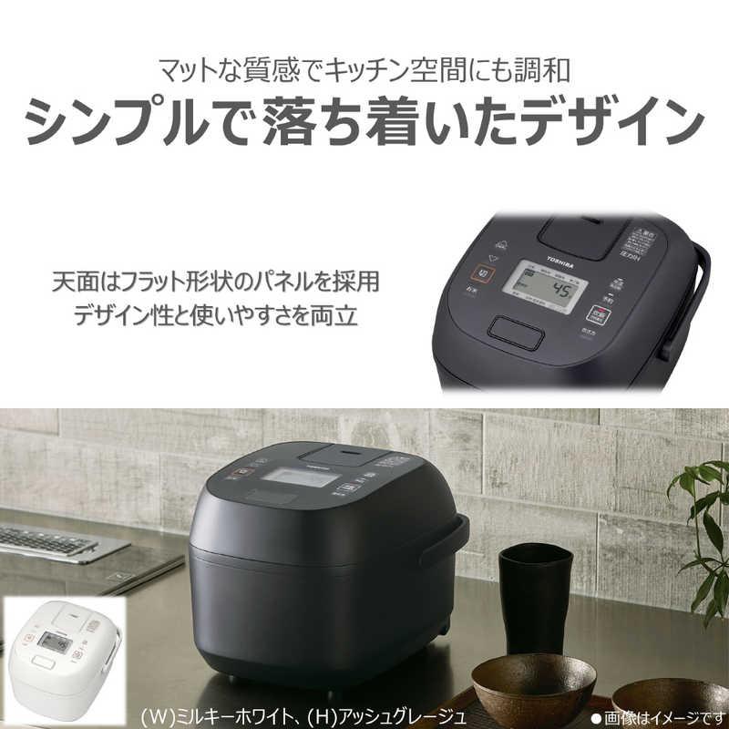 TOSHIBA 東芝 圧力IHジャー炊飯器 3.5合 ブラック RC-6PXR 炊飯ジャー 炎匠炊き アッシュグレージュ RC-6PXX-H [3.5合 /圧力IH