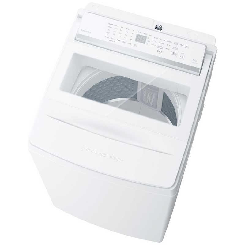 東芝 TOSHIBA 全自動洗濯機 洗濯8.0kg ZABOON グランホワイト AW-8DHB6 
