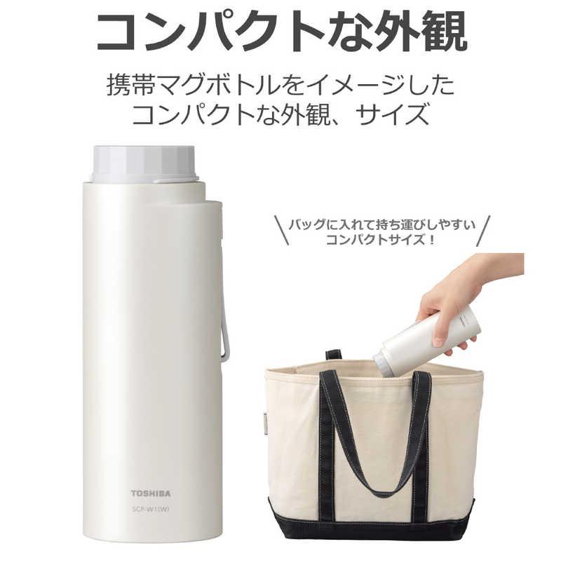 東芝 TOSHIBA 携帯おしり洗浄器 ホワイト SCP-W1-W : コジマYahoo!店